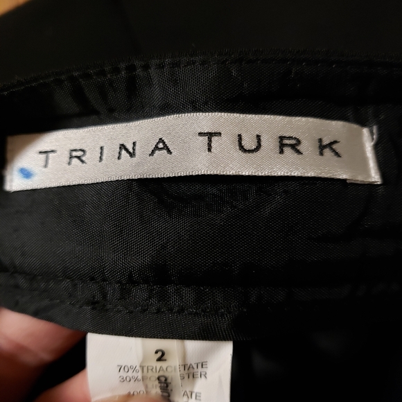 Trina Turk black and gold shorts - Picture 3 of 4